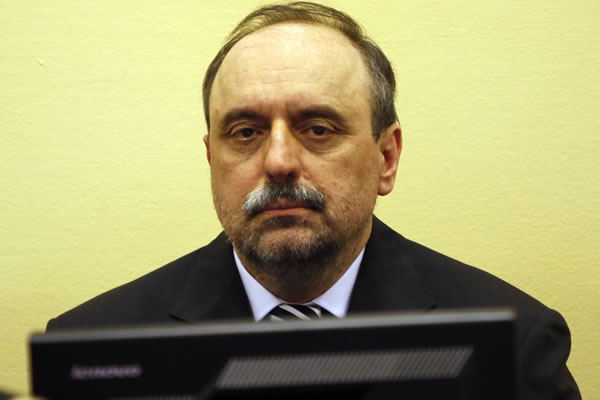 Goran Hadzic in the courtroom