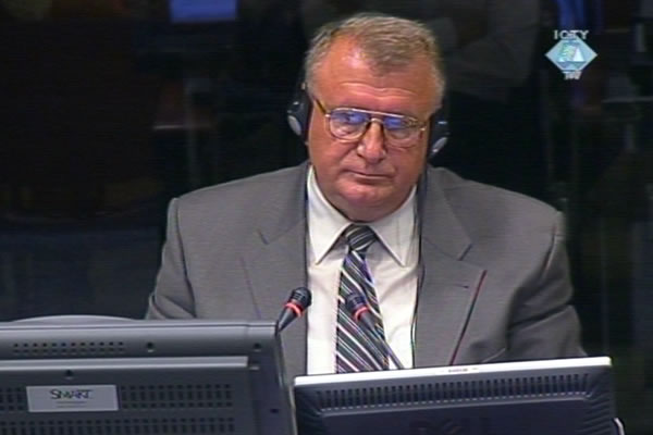 Milorad Davidovic, witness at the Radovan Karadzic trial