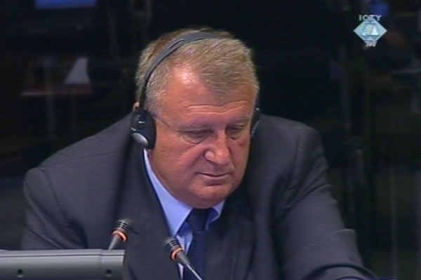 Milorad Davidovic, witness at the Radovan Karadzic trial