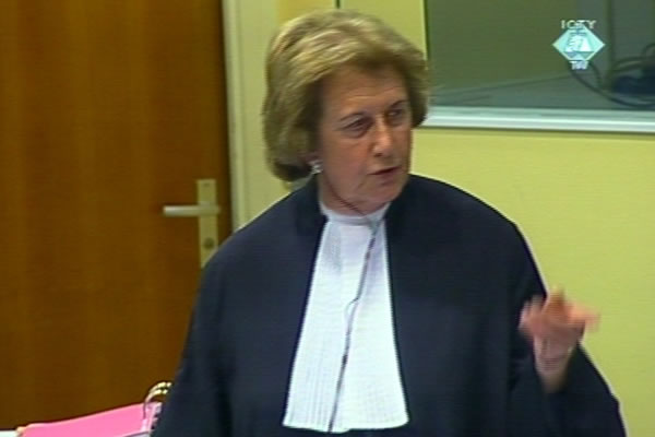 Joanna Korner, prosecutor in the Tribunal