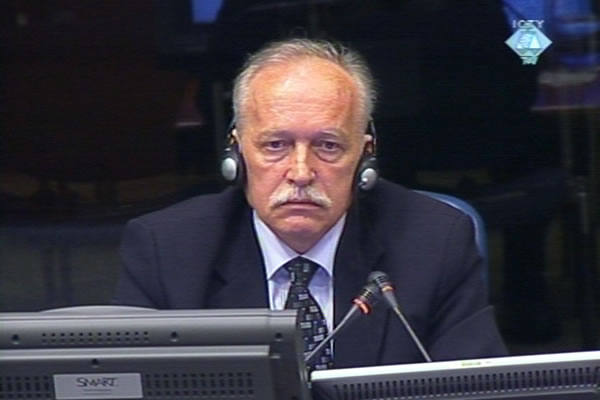 Radomir Kezunovic, witness at the Radovan Karadzic trial