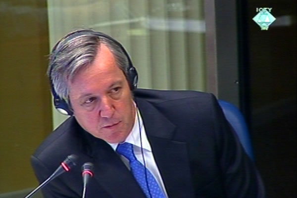 Anthony Banbury, witness at the Radovan Karadzic trial