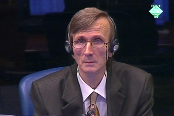 Eset Muracevic, witness at the Radovan Karadzic trial
