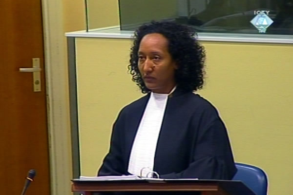 Lisa Biersay, prosecutor on Vojislav Seselj trial