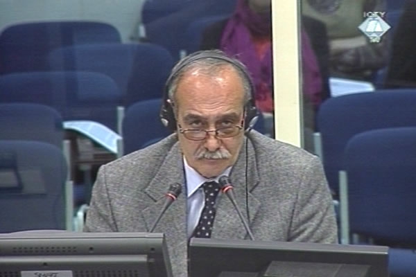 Ljubomir Obradovic, witness at the Zdravko Tolimir trial