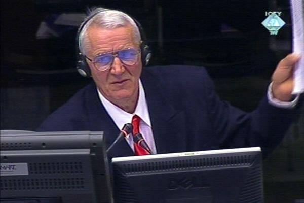 Nedjeljko Prstojevic, witness at the Radovan Karadzic trial