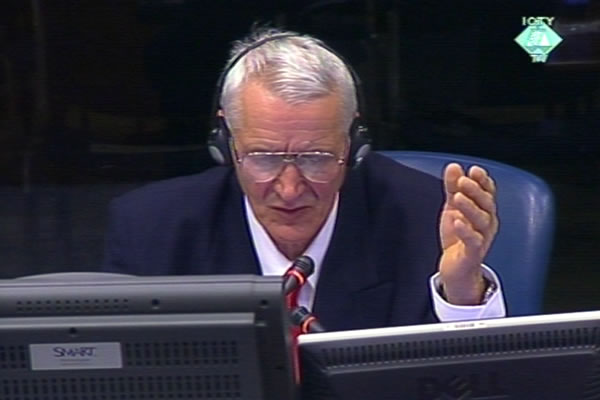 Nedjeljko Prstojevic, witness at the Radovan Karadzic trial