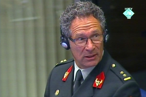 Johannes Rutten, witness at the Radovan Karadzic trial