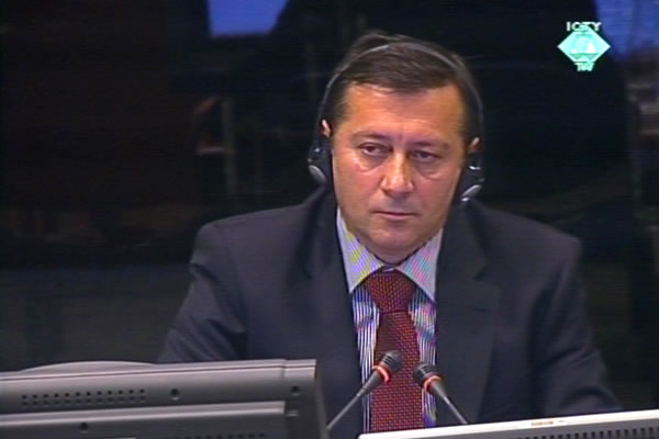 Milan Komljenovic, witness at the Radovan Karadzic trial