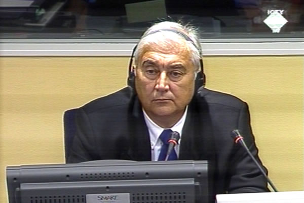 Vlado Dragicevic, defence witness of Jovica Stanisic