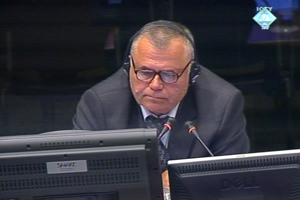 Asim Egrlic, witness at the Radovan Karadzic trial