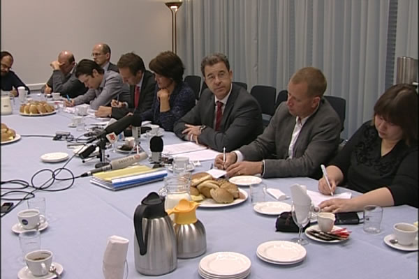 Serge Brammertz at the working lunch with journalists