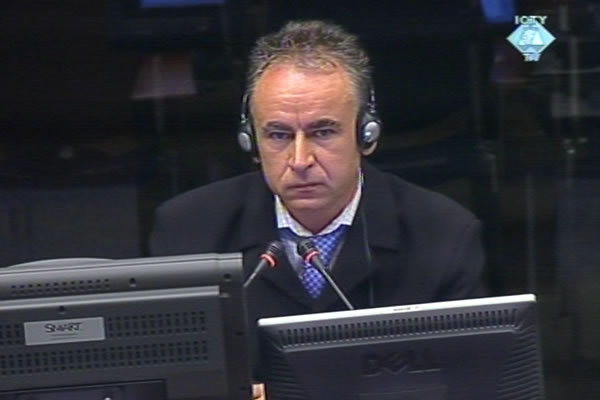 Grgo Stojic, witness at the Radovan Karadzic trial