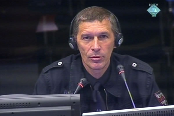 Ivo Atlija, witness at the Radovan Karadzic trial