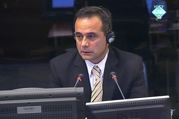 Mirsad Mujadzic, witness at the Radovan Karadzic trial