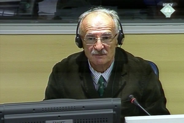 Radenko Novakovic, defence witness of Jovica Stanisic