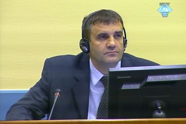Milan Lukic in the courtroom