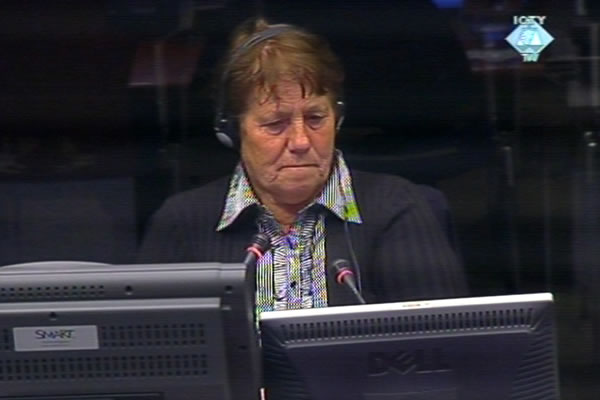 Munira Selmanovic, witness at the Radovan Karadzic trial