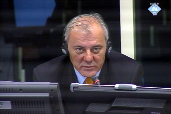 Dragomir Pecanac, witness at the Tolimir trial