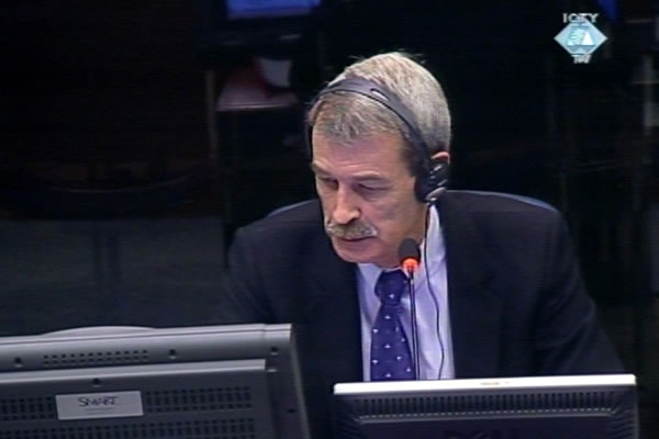 Robert Franken, witness at the Radovan Karadzic trial