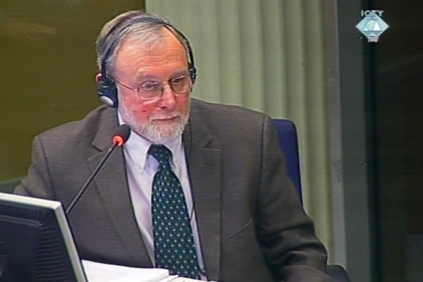 William Haglund, witness at the Radovan Karadzic trial