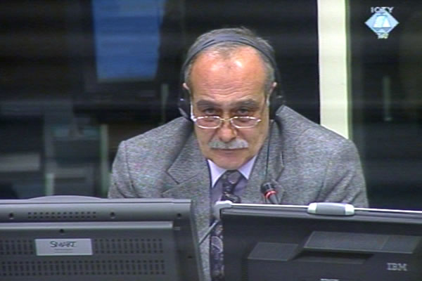 Ljubomir Obradovic, witness at the Radovan Karadzic trial