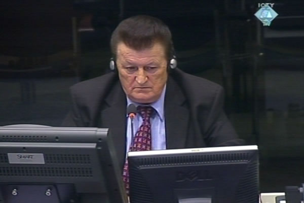 Milan Lesic, witness at the Radovan Karadzic trial