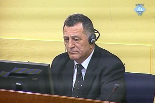 Milan Tupajic in the courtroom
