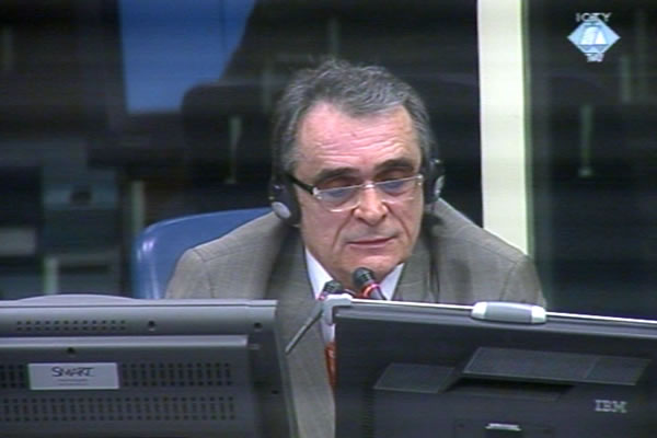 Mladen Karan, defence witness of Franko Simatovic