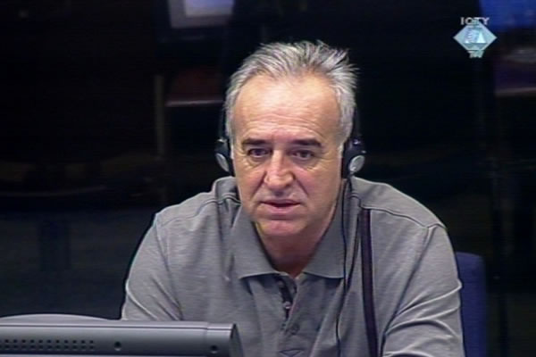 Momir Nikolic, witness at the Radovan Karadzic trial