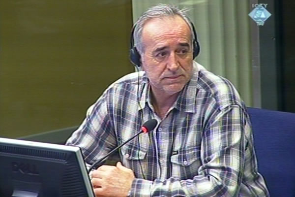 Momir Nikolic, witness at the Radovan Karadzic trial