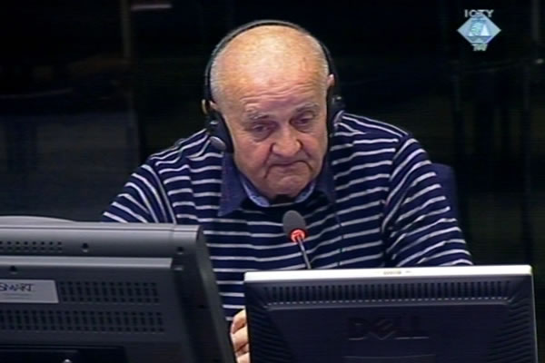 Srbislav Davidovic, witness at the Radovan Karadzic trial
