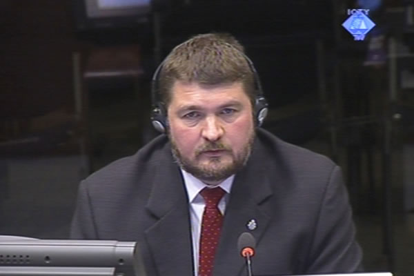 Dean Manning, witness at the Radovan Karadzic trial