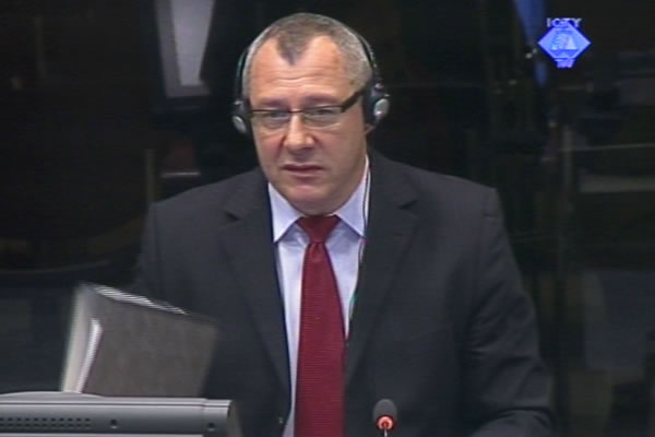 Tomasz Blaszczyk, witness at the Radovan Karadzic trial