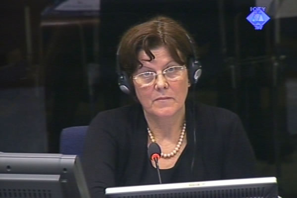 Ewa Tabeau, witness at the Radovan Karadzic trial