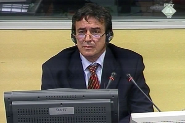 Radivoj Micic, defence witness of Franko Simatovic
