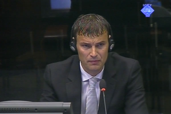 Elvedin Pasic, witness at the Ratko Mladic trial