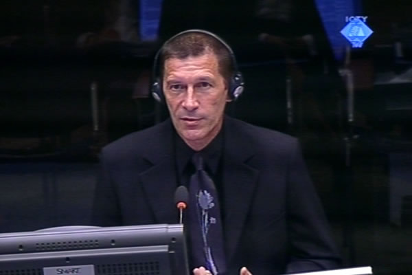 Ivo Atlija, witness at the Ratko Mladic trial
