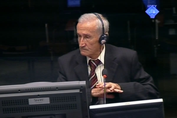 Sulejman Crncalo, witness at the Ratko Mladic trial
