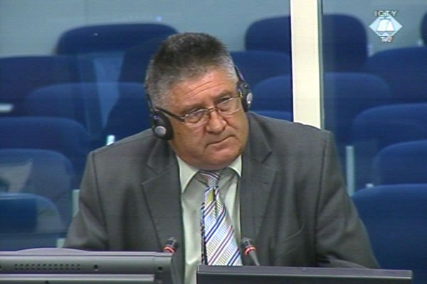 Blagoje Kovacevic, defence witness of Radovan Karadzic
