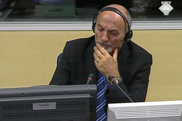 Borivoje Savic, witness at the Goran Hadzic trial