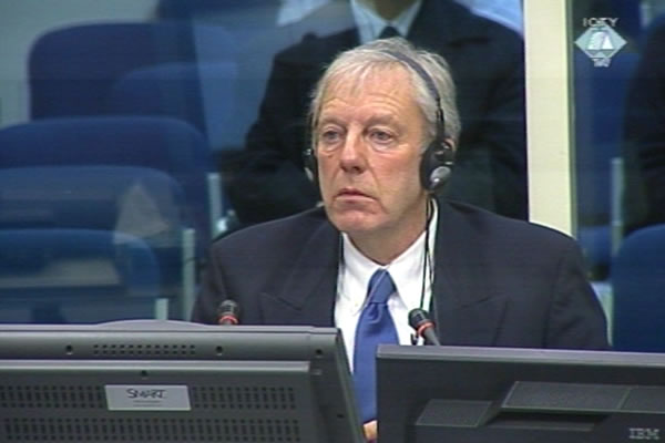 Derek Allsop, defence witness of Radovan Karadzic