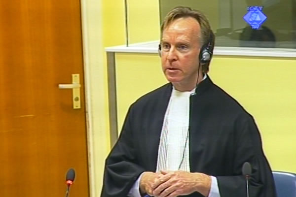 Douglas Stringer, prosecutor at the Goran Hadzic trial