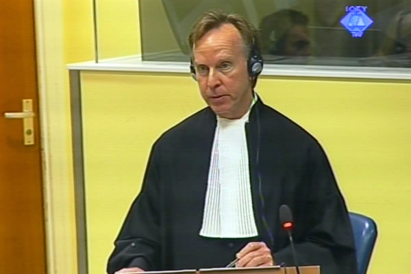Douglas Stringer, prosecutor at the Goran Hadzic trial