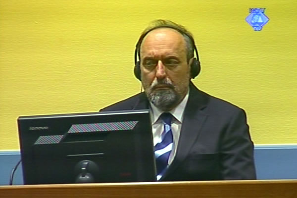Goran Hadzic in the courtroom