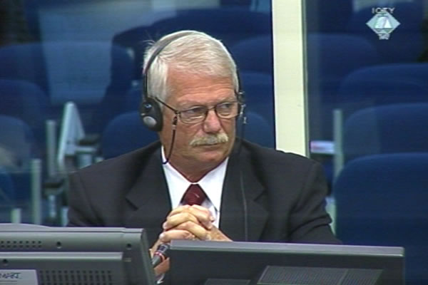 John Russell, defence witness of Radovan Karadzic