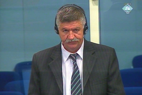 Milos Skrba, defence witness of Radovan Karadzic