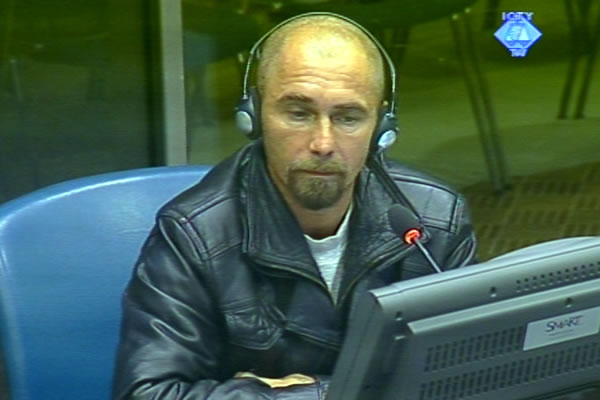 Zlatko Antunovic, witness at the Goran Hadzic trial