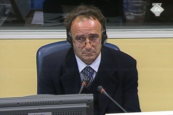 Bozo Tomic, defence witness of Radovan Karadzic
