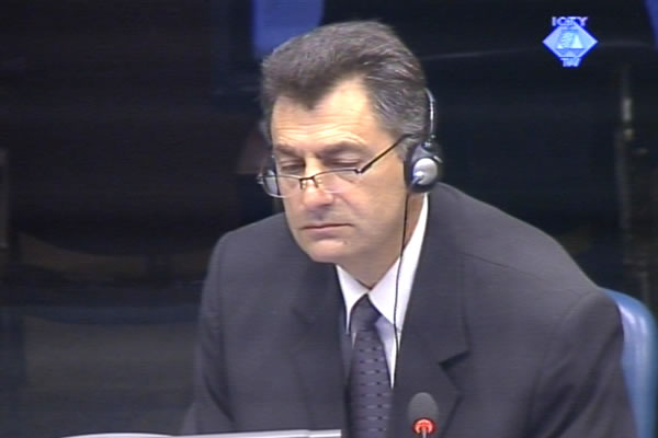 Savo Simic, defence witness of Radovan Karadzic